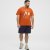 North Latitude T-Shirt Ice Cream Orange - T-shirts - T-shirts Homme Grande Taille