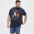 North Latitude T-Shirt Ice Cream Navy - T-shirts - T-shirts Homme Grande Taille