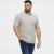 North Latitude Polo Short Sleeve Grey - Polos - Polos homme grande taille