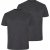 North Latitude T-Shirt 2-Pack Dark Grey Melange - T-shirts - T-shirts Homme Grande Taille