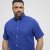 North Latitude Shirt Linen Cotton Short Sleeve Blue - Chemises - Chemises Grandes Tailles Hommes