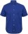 North Latitude Shirt Linen Cotton Short Sleeve Blue - Chemises - Chemises Grandes Tailles Hommes