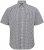 North Latitude Shirt Short Sleeve Checked Grey - Chemises - Chemises Grandes Tailles Hommes