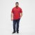North Latitude Polo Short Sleeve Red - Polos - Polos homme grande taille