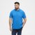 North Latitude Polo Short Sleeve Blue - Polos - Polos homme grande taille