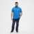 North Latitude Polo Short Sleeve Blue - Polos - Polos homme grande taille