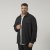North Latitude 61106 Surchemise Style Costume À Zip Intégral Noir - Vestes - Vestes Homme Grandes Tailles