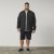 North Latitude 61106 Surchemise Style Costume À Zip Intégral Noir - Vestes - Vestes Homme Grandes Tailles