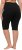 Ulla Popken Stretch Knit Bike Shorts Black - Jeans & Pantalons Femme Grandes Tailles – Plus Size - 