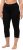 Ulla Popken Basic Stretch Knit Capris Black - Jeans & Pantalons Femme Grandes Tailles – Plus Size - 