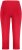 Ulla Popken Basic Stretch Knit Capris Red - Jeans & Pantalons Femme Grandes Tailles – Plus Size - 