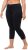 Ulla Popken Basic Stretch Knit Capris Navy - Jeans & Pantalons Femme Grandes Tailles – Plus Size - 