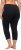 Ulla Popken Basic Stretch Knit Capris Navy - Jeans & Pantalons Femme Grandes Tailles – Plus Size - 