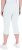 Ulla Popken Bengaline Elastic Waist Stretch Capri Pants Snow White - Jeans & Pantalons Femme Grandes Tailles – Plus Size - 