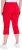Ulla Popken Bengaline Elastic Waist Stretch Capri Pants Red - Jeans & Pantalons Femme Grandes Tailles – Plus Size - 