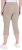 Ulla Popken Bengaline Elastic Waist Stretch Capri Pants Orange - Jeans & Pantalons Femme Grandes Tailles – Plus Size - 