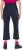 Ulla Popken Functional Sport Quick Dry Stretch Crop Pants Navy Blue - Jeans & Pantalons Femme Grandes Tailles – Plus Size - 