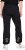 Ulla Popken Zip Off Reflective Detail Funtional Powerstretch Pants Black - Jeans & Pantalons Femme Grandes Tailles – Plus Size - 