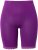 Ulla Popken Lace Hem Stretch Viscose Knit Bicycle Length Lounge Shorts Purple - Jeans & Pantalons Femme Grandes Tailles – Plus Size - 