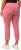 Ulla Popken Check Bengaline Slim Leg Sienna Fit Stretch Crop Pants Light Pink - Jeans & Pantalons Femme Grandes Tailles – Plus Size - 