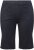 Ulla Popken Frayed Hemline Elastic Waistband Bermuda Shorts Navy - Jeans & Pantalons Femme Grandes Tailles – Plus Size - 