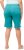 Ulla Popken Frayed Hemline Elastic Waistband Bermuda Shorts Bright Turquoise - Jeans & Pantalons Femme Grandes Tailles – Plus Size - 