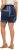 Ulla Popken Paisley Pull On Shorts Blue - Jeans & Pantalons Femme Grandes Tailles – Plus Size - 