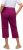 Ulla Popken Cropped Ruby Fit Pants Magnolia Red - Jeans & Pantalons Femme Grandes Tailles – Plus Size - 