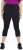 Ulla Popken Cropped High Waisted Leggings Black - Jeans & Pantalons Femme Grandes Tailles – Plus Size - 