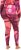 Ulla Popken Abstract Print Ski Leggings Red - Jeans & Pantalons Femme Grandes Tailles – Plus Size - 