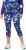 Ulla Popken Neon Bubble Quick Dry Leggings Blue - Jeans & Pantalons Femme Grandes Tailles – Plus Size - 