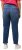 Ulla Popken Rhinestone Detail Stretch Fit Skinny Jeans Blue Denim - Jeans & Pantalons Femme Grandes Tailles – Plus Size - 