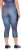 Ulla Popken Quick Dry Cropped Geometric Print Leggings Grey - Jeans & Pantalons Femme Grandes Tailles – Plus Size - 