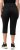 Ulla Popken Sienna Stretch Denim Capris Black - Jeans & Pantalons Femme Grandes Tailles – Plus Size - 