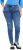 Ulla Popken Lightly Distressed Slim Leg Jeans Blue - Jeans & Pantalons Femme Grandes Tailles – Plus Size - 