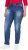 Ulla Popken Tapered Leg Lightly Distressed Jeans Denim Blue - Jeans & Pantalons Femme Grandes Tailles – Plus Size - 