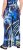 Ulla Popken Blue Stroke Wide Leg Palazzo Pants - Jeans & Pantalons Femme Grandes Tailles – Plus Size - 