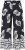 Ulla Popken Fossil Print Elastic Waist Palazzo Pants Black - Jeans & Pantalons Femme Grandes Tailles – Plus Size - 