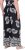 Ulla Popken Fossil Print Elastic Waist Palazzo Pants Black - Jeans & Pantalons Femme Grandes Tailles – Plus Size - 