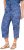 Ulla Popken Italy Print Elastic Waist Culottes Blue - Jeans & Pantalons Femme Grandes Tailles – Plus Size - 