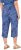 Ulla Popken Italy Print Elastic Waist Culottes Blue - Jeans & Pantalons Femme Grandes Tailles – Plus Size - 