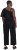 Ulla Popken Asymmetric Lace Panel Jumpsuit Black - Jeans & Pantalons Femme Grandes Tailles – Plus Size - 