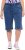 Ulla Popken Indigo Dyed Elastic Waist Jersey Shorts Blue - Jeans & Pantalons Femme Grandes Tailles – Plus Size - 