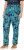 Ulla Popken Tropical Leaf Print Elastic Waist Pants Blue - Jeans & Pantalons Femme Grandes Tailles – Plus Size - 