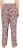 Ulla Popken Leopard Print Elastic Waist Pants White - Jeans & Pantalons Femme Grandes Tailles – Plus Size - 