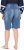 Ulla Popken Denim Wide Leg Elastic Waist Bermuda Shorts Blue Denim - Jeans & Pantalons Femme Grandes Tailles – Plus Size - 