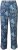 Ulla Popken Patchwork Paisley Elastic Waist Pants Blue - Jeans & Pantalons Femme Grandes Tailles – Plus Size - 