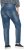 Ulla Popken Decorative Seam Stretch Fit Boyfriend Jeans Blue - Jeans & Pantalons Femme Grandes Tailles – Plus Size - 