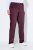 Ulla Popken Thermal Stretch Fit Mony Pants Aubergine - Jeans & Pantalons Femme Grandes Tailles – Plus Size - 