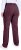 Ulla Popken Thermal Stretch Fit Mony Pants Aubergine - Jeans & Pantalons Femme Grandes Tailles – Plus Size - 